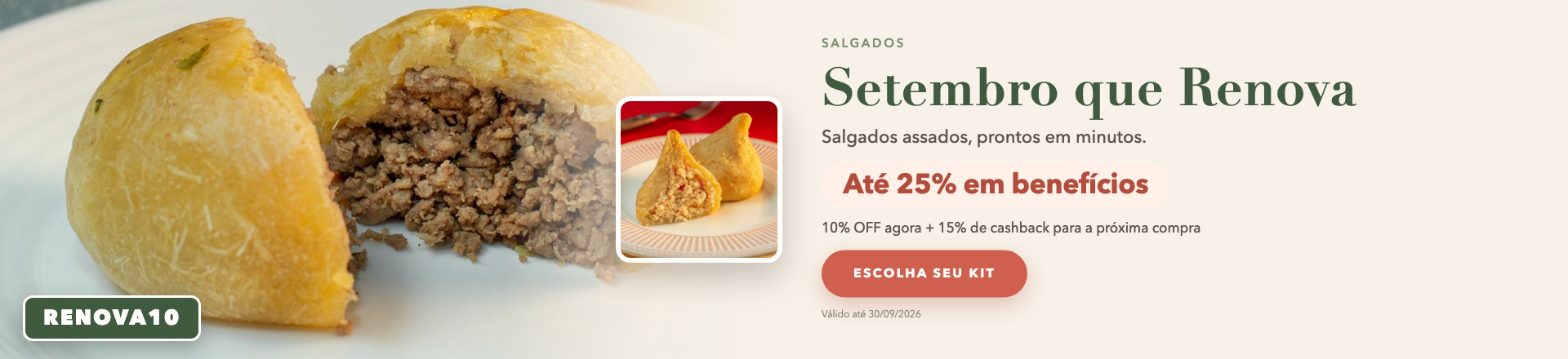 Banner Setembro que Renova - Salgados